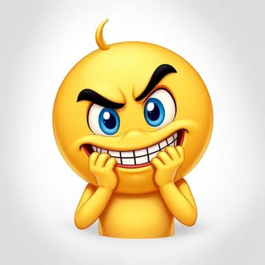 Nervous and Crazy freaky emoji
