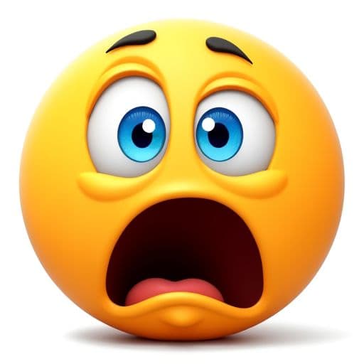 Be surprised freaky emoji