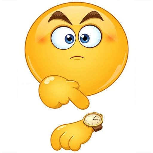 See what time it is now? freaky emoji