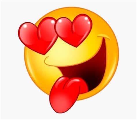 Tongue out eyes love freaky emoji