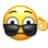 Take off your glasses freaky emoji